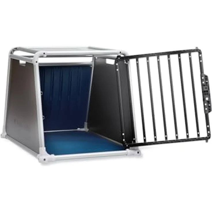 4pets Dog Box ECO 3 Black, Hunde-Transportbox bis 45 kg, robust und komfortabel, Größe Large – Bild 3