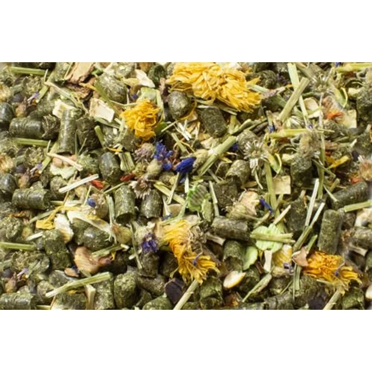 JR FARM Zwergkaninchen-Schmaus 2,5 kg, getreidefreies Kleintierfutter mit Wildgräsern, Kräutern und natürlichen Vitaminen – Bild 2