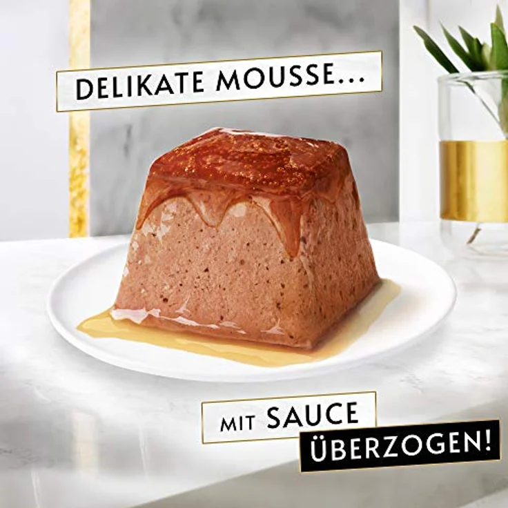 Gourmet Revelations Mousse, Katzenfutter nass in Sauce, Huhn & Rind, 48er Pack (48 x 57g), 100% komplett und ausgewogen, ohne Konservierungsstoffe – Bild 2