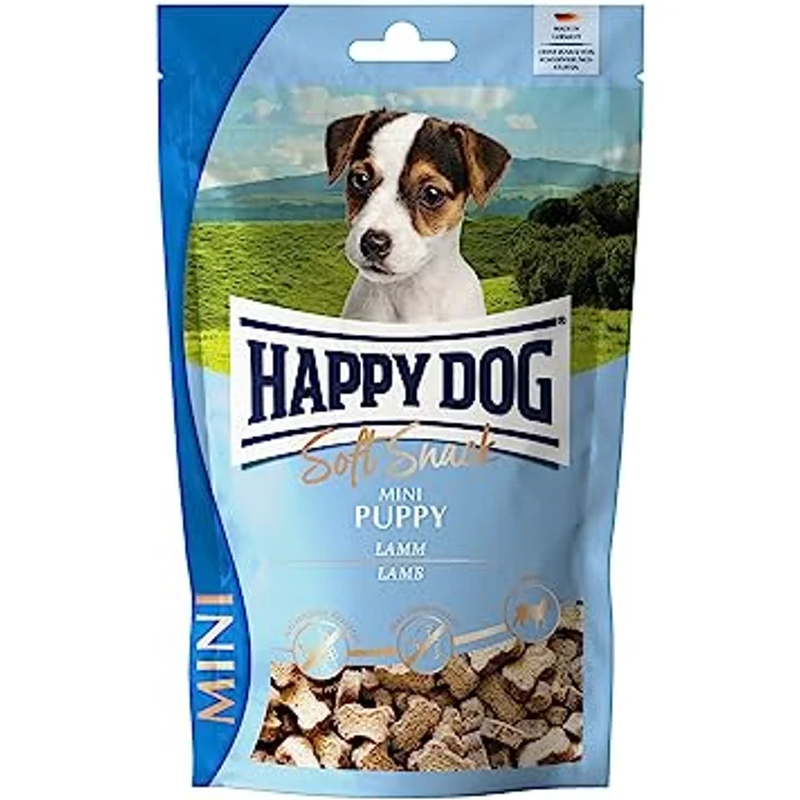 Happy Dog SoftSnack Mini Puppy, weizenfreie Hundesnacks ohne Zuckerzusatz, 100 g – Bild 1