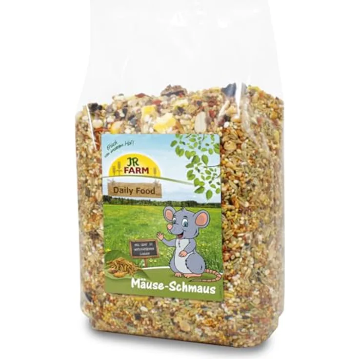 JR FARM Mäuse-Schmaus 600g, Alleinfuttermittel für Mäuse, hochwertige Inhaltsstoffe
