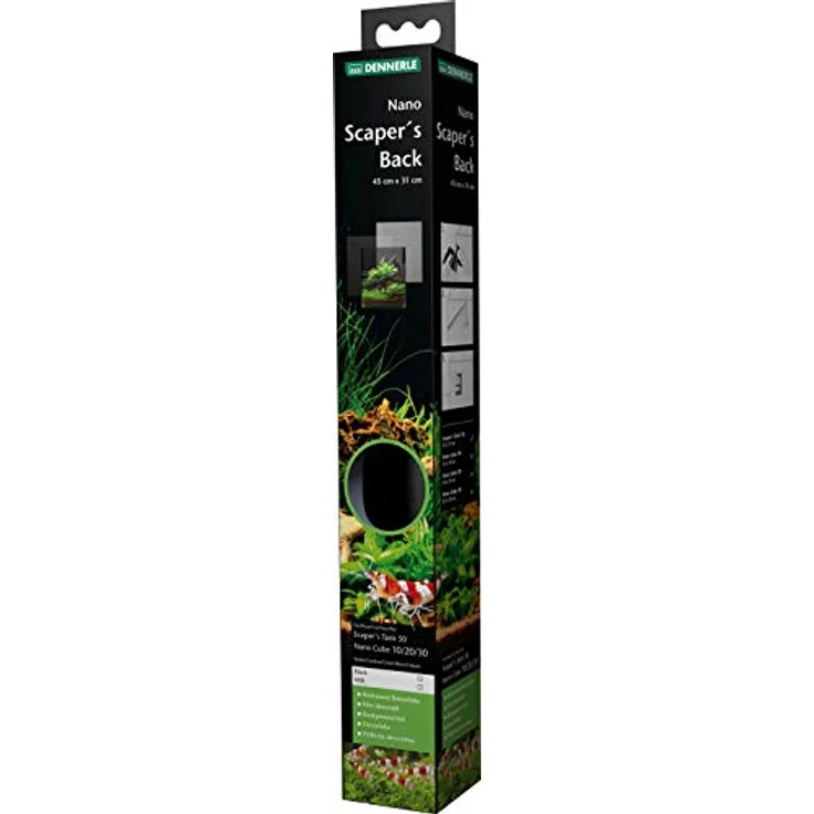 Dennerle Scaper's Back Black - Rückwand Dekorfolie für Nano Aquarien – Bild 3