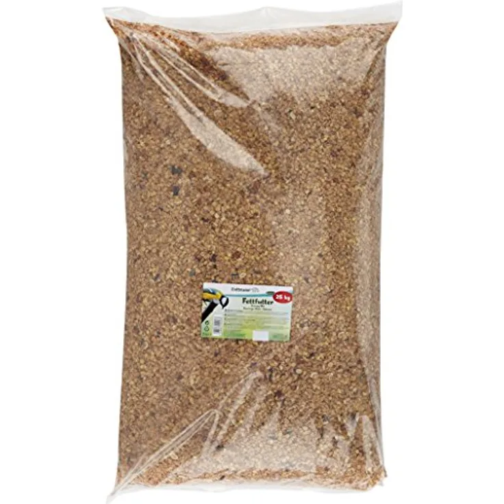 Erdtmann's Fettfutter, 25 kg, energiereiches Müsli für Amseln, Rotkehlchen und Drosseln