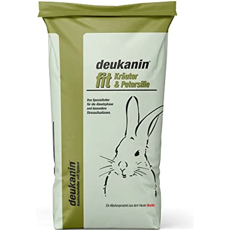 deuka deukanin fit Kräuter & Petersilie 25 kg, Starterfutter für junge Kaninchen, Meerschweinchen und Chinchillas, hochwertiges Ergänzungsfuttermittel für Jungtiere – Bild 1