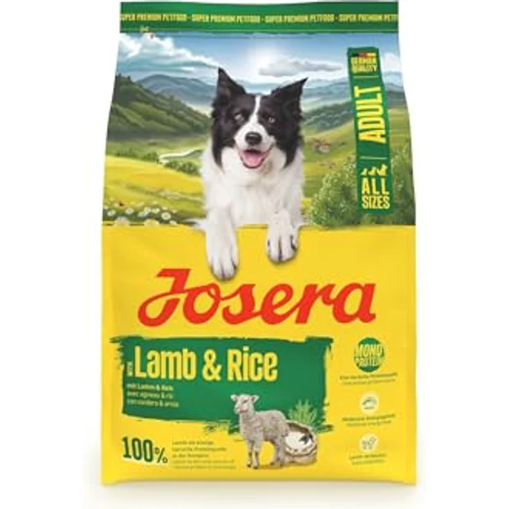 Josera Trockenfutter Hund Adult Lamm und Reis, Monoprotein mit 100% Lamm, glutenfrei, 12 kg – Bild 1