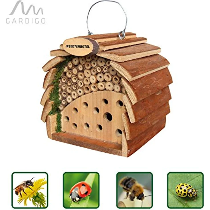 Gardigo Insektenhotel Bienen & Marienkäfer FSC – Bild 9
