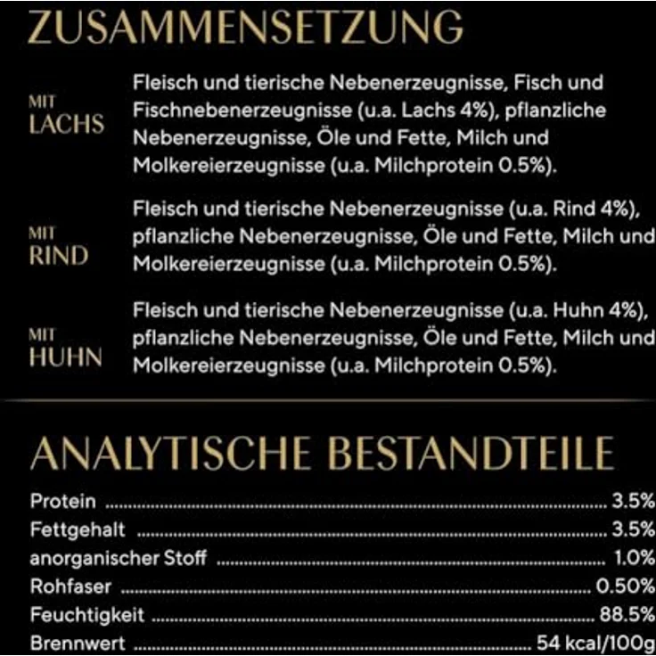 Sheba Creamy Snacks Multipack, Katzenfutter mit 3 Sorten (Huhn, Lachs, Rind), 18x12g – Bild 4