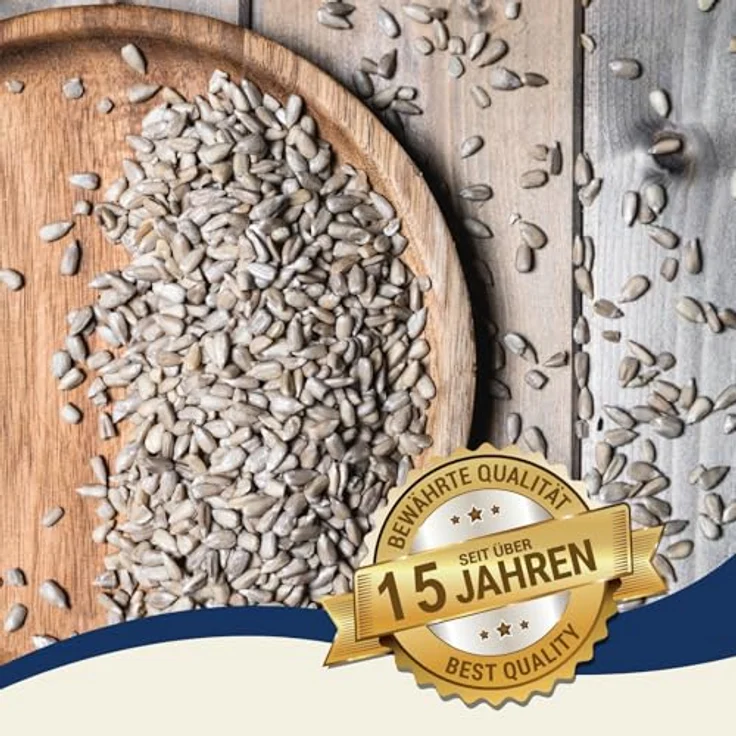 Lyra Pet® Sonnenblumenkerne geschält, 25 kg Vogelfutter für Wildvögel, 100% naturrein, schalenfrei, energiereich – Bild 4