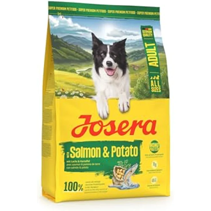 Josera Adult Lachs & Kartoffel, Premium Trockenfutter für ausgewachsene Hunde, 3 kg, getreidefrei, Monoprotein mit 100% Lachs, für gesunde Haut und schönes Fell – Bild 3