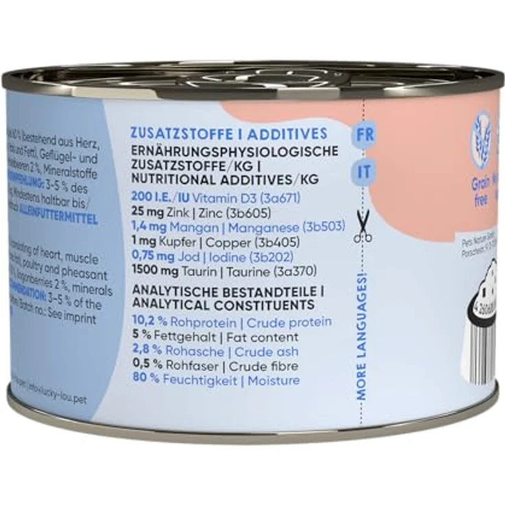 Lucky Lou Lifestage Adult Katzen-Nassfutter, Geflügel und Fasan, 24x200g, getreide- und zuckerfrei – Bild 3