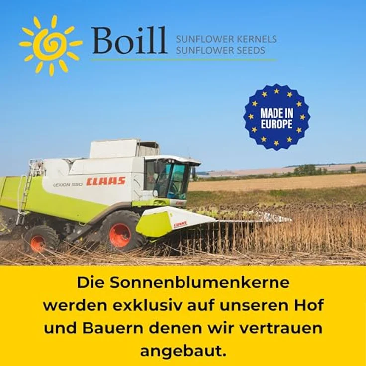 Boill Sonnenblumenkerne geschält 25 kg, 100% Naturprodukt ohne Zusatzstoffe, HACCP zertifiziert – Bild 5