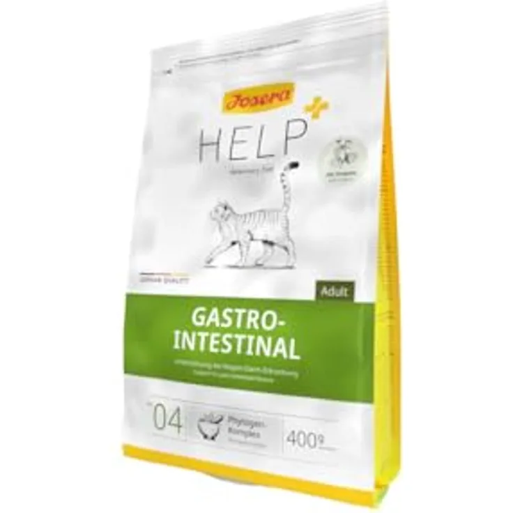 Josera Help Gastrointestinal Katze, Trockenfutter für Katzen, hochverdaulich und glutenfrei, 400g