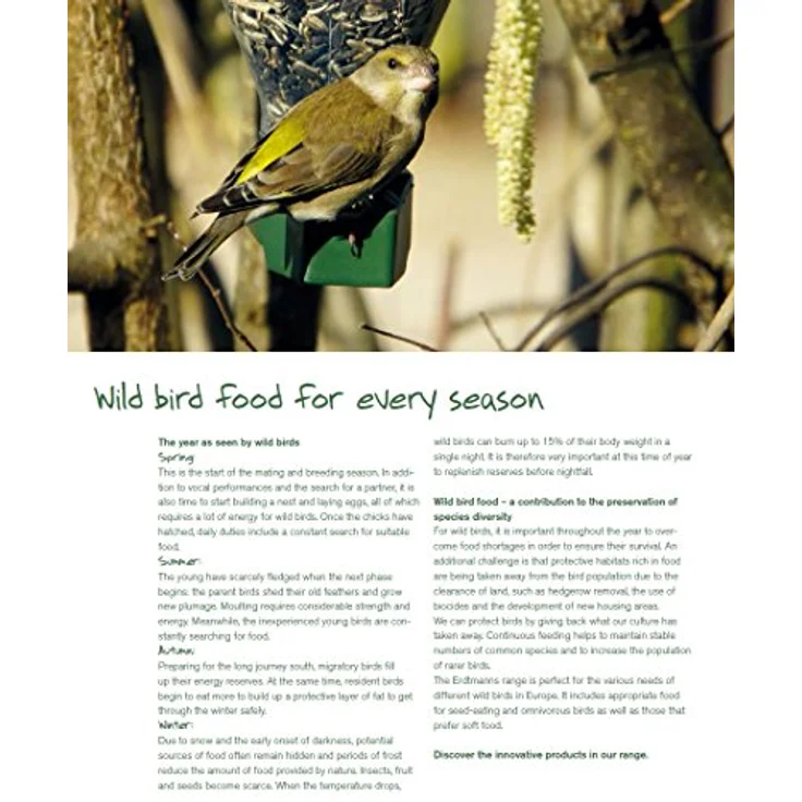 Erdtmann's Erdnussbruch, 2,5 kg, hochwertige Erdnüsse für Wildvögel und Eichhörnchen – Bild 5