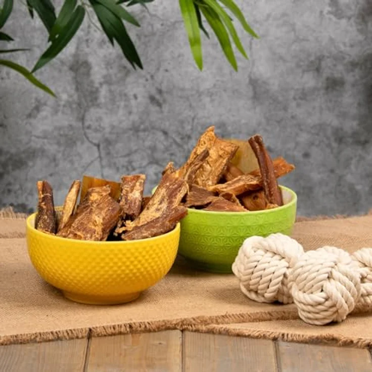Lyra Pet® Rindernackensehnen klein, 5 kg Kausnack für Hunde, naturbelassen, proteinreich, zahnpflegend – Bild 5