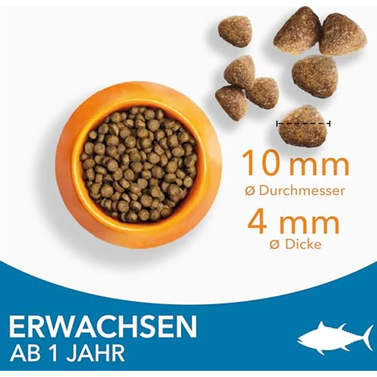 IAMS Katzenfutter trocken mit Thunfisch, ausgewogenes Trockenfutter für Katzen 1-6 Jahre, 10 kg, 88% tierische Proteine, weizenfrei, mit Omega-3- & Omega-6-Fettsäuren – Bild 2