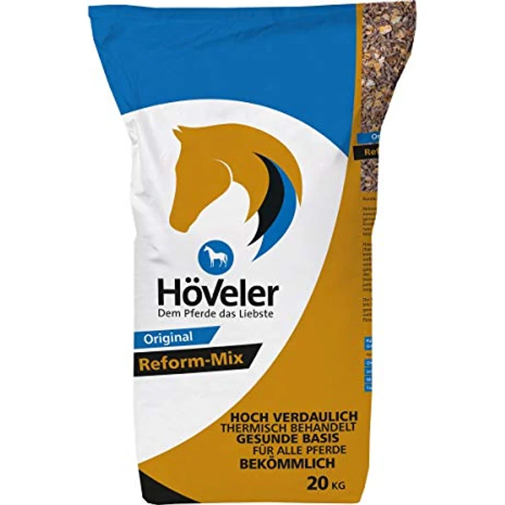 Höveler Original Reform-Mix, 20 kg, bekömmliche Allzweck-Mischung für Pferde mit hydrothermisch aufgeschlossenen Getreidekörnern – Bild 2