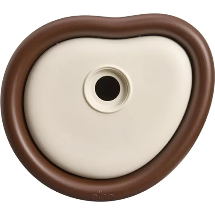 elho Organic Bird House 25cm, Vogelhaus für über 11 Arten aus 100% recyceltem Plastik, L27.4 x B16.8 x H25.4 cm, Braun/Kastanien Braun