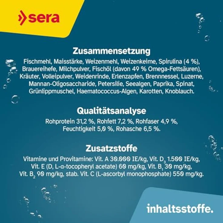 sera Pleco Chips 1.000 ml (380 g), Wels Futtertabletten für gesunde Bodenfische, hohe Futterverwertbarkeit, Made in Germany – Bild 4