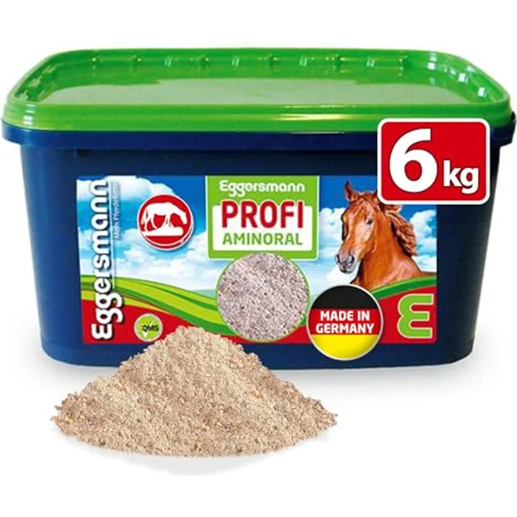 Eggersmann Mein Pferdefutter Profi Aminoral 6 kg, Konzentrat mit essentiellen Aminosäuren zur Unterstützung von Muskelaufbau, Rittigkeit & Ausdauer für Sportpferde – Bild 1