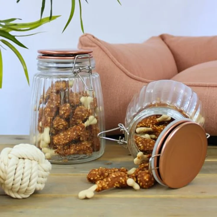 Lyra Pet® Hühnchenschenkel getrocknet, 1 kg Kausnack für Hunde, proteinreich und fettarm – Bild 5