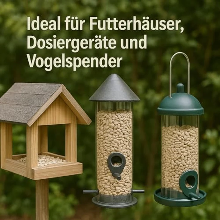 GiDeli Sonnenblumenkerne, Geschält 25kg Vogelfutter für Garten- und Wildvögel, hochwertiges Streufutter für ganzjährige Fütterung, energiespendend und ohne Schale – Bild 5