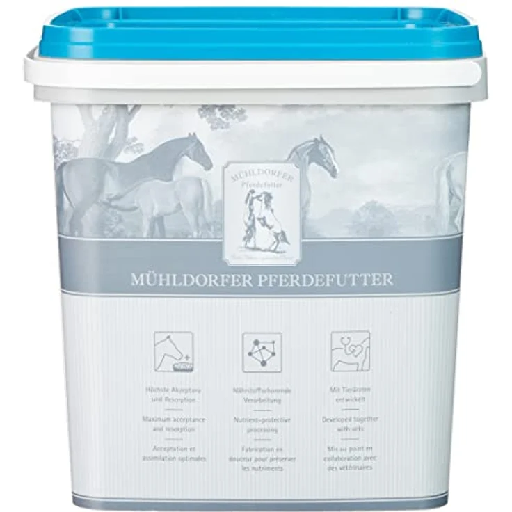 Mühldorfer Revitopur Prebiotic, 3 kg Pferdefutter zur ganzheitlichen Unterstützung bei Koliken und Kotwasser, mit Superfood Sanddorn und Topinambur, getreidefrei – Bild 3