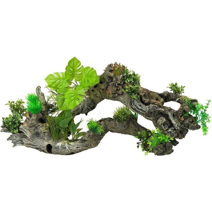EBI Aqua Della Flora Scape 8 XXXL, mehrfarbige Aquarium Dekoration aus ungiftigem Polyresin, 72 x 17 x 32 cm