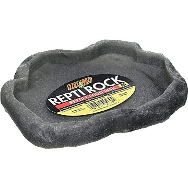 Zoo Med Repti Rock Feeder, robuste Futterschüssel für Reptilien, sortierte Farben – Bild 1