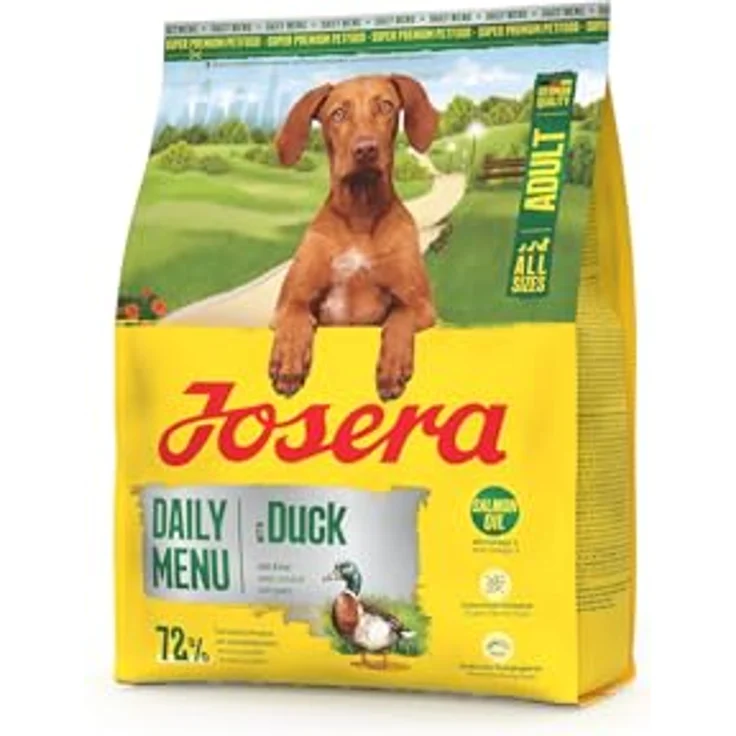Josera Daily Menu Adult Duck, Hundefutter mit Entenprotein und Lachsöl, 900 g – Bild 1