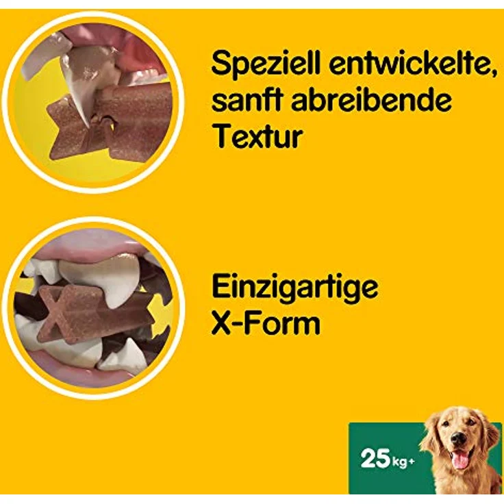 Pedigree DentaStix, Hundesnack für große Hunde, 56 Stück (2.16 kg), ideal für Training und Belohnung – Bild 5