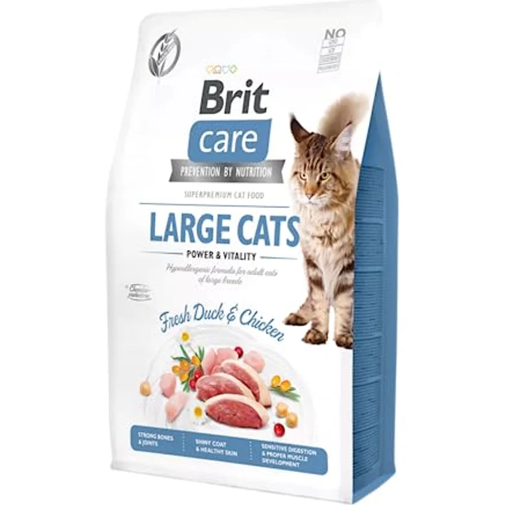 Brit Care Katzenfutter, Power & Vitality GF, getreide- und glutenfrei, 2 kg – Bild 1