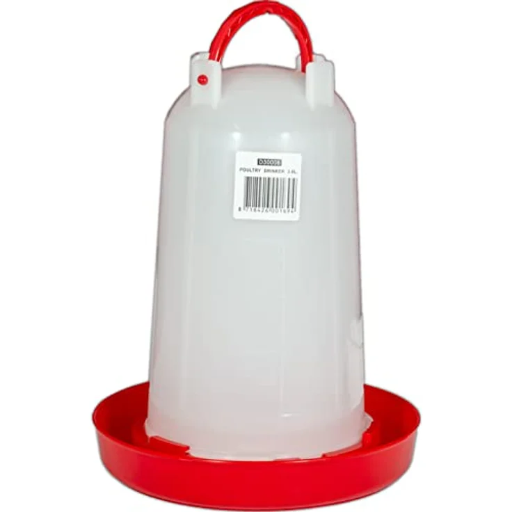 Olba Napf Wassertränke - Vogel - Kunststoff - weiß - 3l – Bild 3