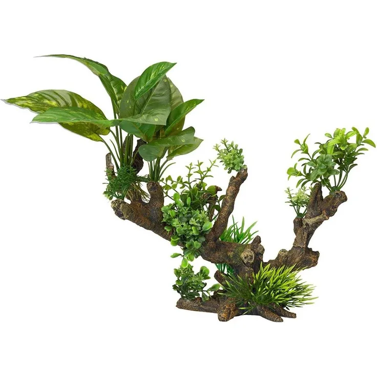 EBI Aqua Della Flora Scape 5 XL, Aquarium Dekoration aus ungiftigem Polyesterharz für Süß- und Meerwasseraquarien