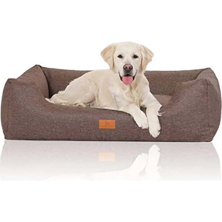 Knuffelwuff Hundebett Lotte Graubraun XXL 120x85cm – Bild 2