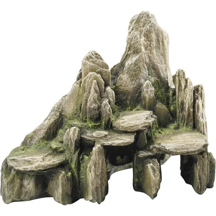 EBI Aqua Della Stone Slate Color Moos, realistische Aquarium Dekoration aus ungiftigem Polyesterharz – Bild 1