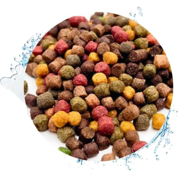 Warnick's Fischfutter Koifutter 8-Sorten-Mix, Premium schwimmende Pellets für Koi, Goldfisch & Wels, 6 mm – 15 kg – Bild 1