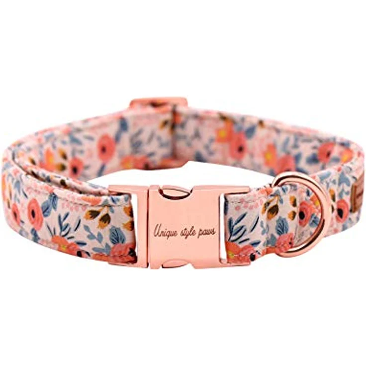 Unique Style Paws Hundehalsband mit verstellbarer Fliege, aus Baumwolle, Größen S-M-L, für Hunde und Katzen – Bild 4