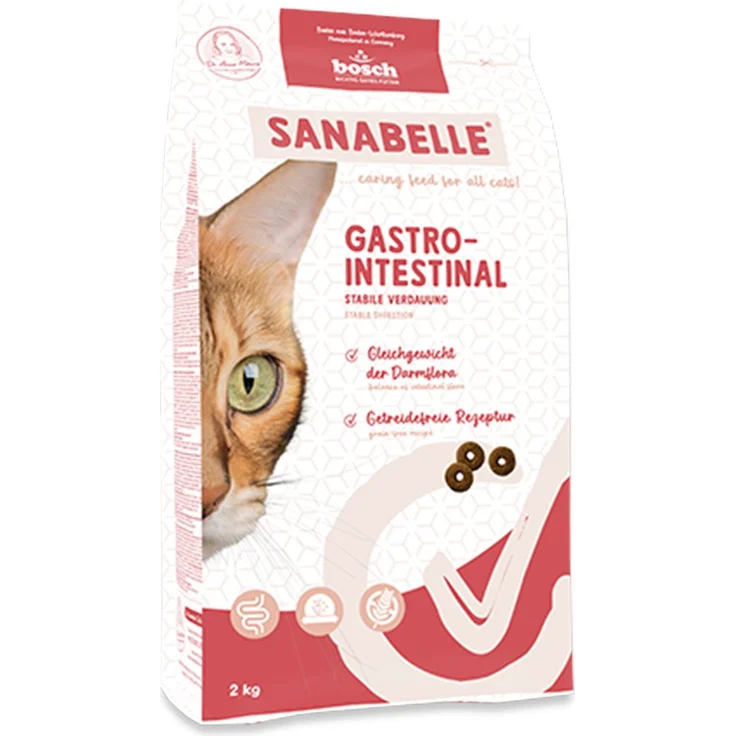 Sanabelle Gastrointestinal, Katzen-Trockenfutter mit hoher Verdaulichkeit, 8 kg