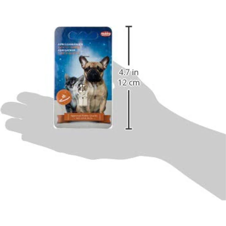 Nobby 79530 Adresshülse, chromfarben, 26 mm für Hundemarken – Bild 4