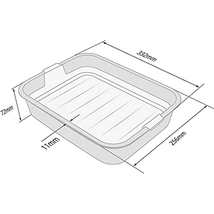 4BIG.fun Katzentoilette Katzentoilette Kleintiere Katzenklo Kätzchen, Kätzchentoilette - Ideal für Kätzchen, Kaninchen und Meerschweinchen, abnehmbares Reinigungssieb, hochwertiger Kunststoff, ohne scharfe Kanten, in verschiedenen Farben erhältlich. – Bild 3