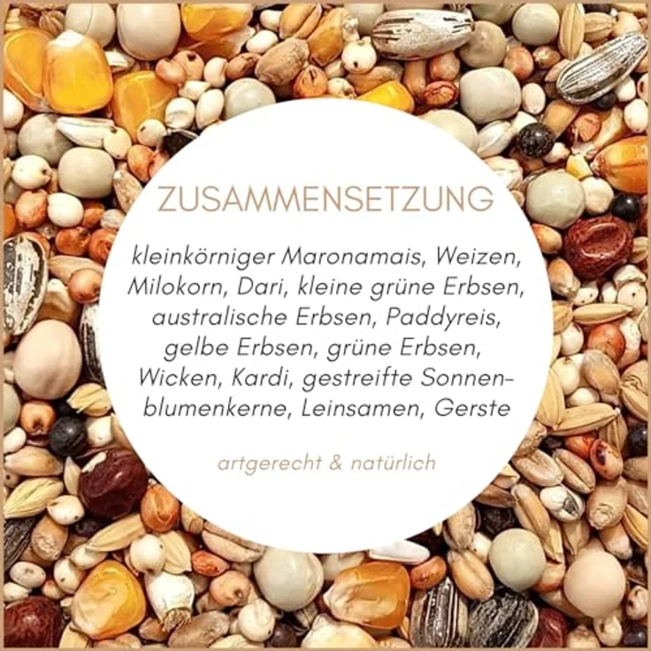 Supravit Super Reise Taubenfutter 25kg, energiereiche Körnermischung für Rassetauben mit Mais, Erbsen und mehr, ideal für die Reisezeit – Bild 3