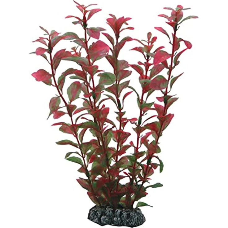 HOBBY Aquariendeko Plantasy Set, 3 künstliche Aquarienpflanzen, naturgetreu, verschiedene Größen  – Bild 3