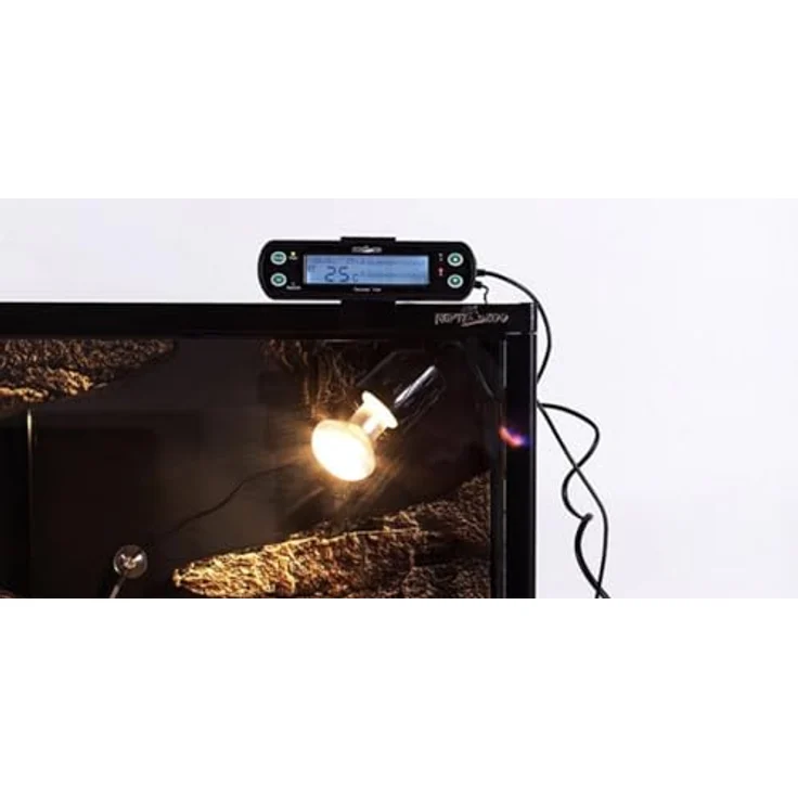 ReptiZoo Terrarium ReptiZoo Thermo-/Hygrostat THC09, mit 3 Anschlüssen, Zeitsteuerung, Temperaturregelung -20 bis 50 °C, Luftfeuchtigkeit 20-90% – Bild 5