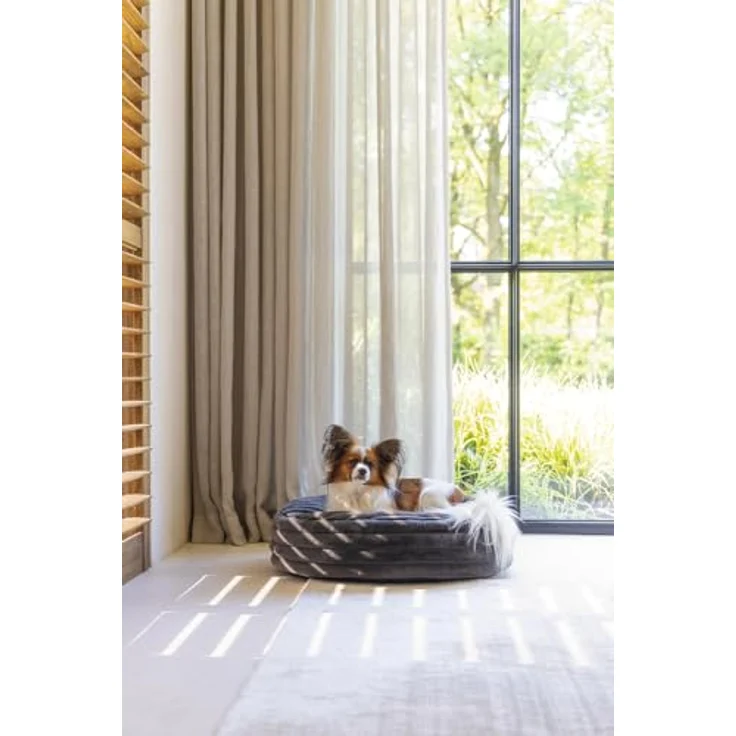 Designed By Lotte Hundekissen Reza rund anthrazit - Stilvoller Komfort – Bild 2
