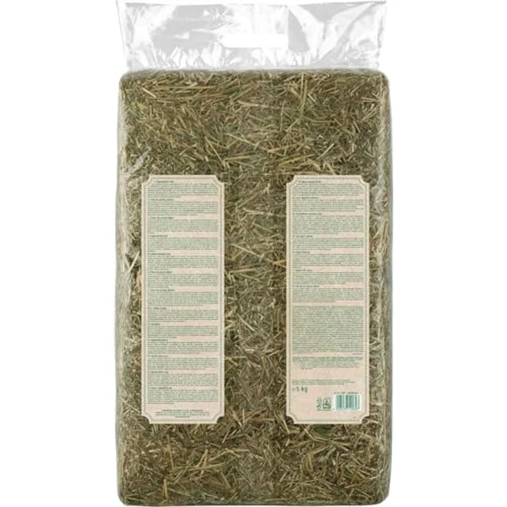 Vitakraft VitaVerde Alpenwiesen-Heu für Nager, 5kg, mit hohem Rohfasergehalt, ohne Zucker und Getreide, verdauungsregulierend – Bild 3