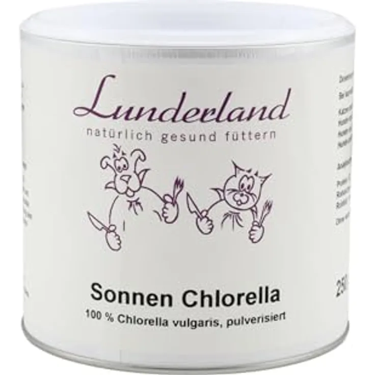 Lunderland Sonnen Chlorella 250g, 100% Chlorella vulgaris aus deutscher Produktion, ohne Zusätze
