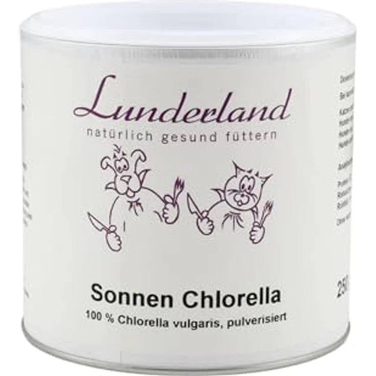 Lunderland Sonnen Chlorella 250g, 100% Chlorella vulgaris aus deutscher Produktion, ohne Zusätze