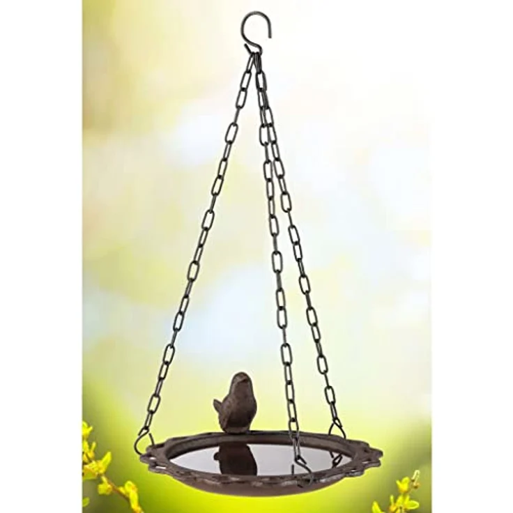 Vogeltränke aus Gusseisen - hängend - 20,5x 19x36,5cm – Bild 4