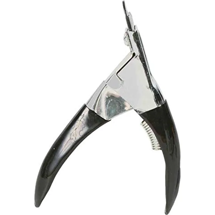 Trixie 2370 Klauenzange, 11 cm, verchromt mit gummiummanteltem Griff für Hunde, Katzen und Kleintiere