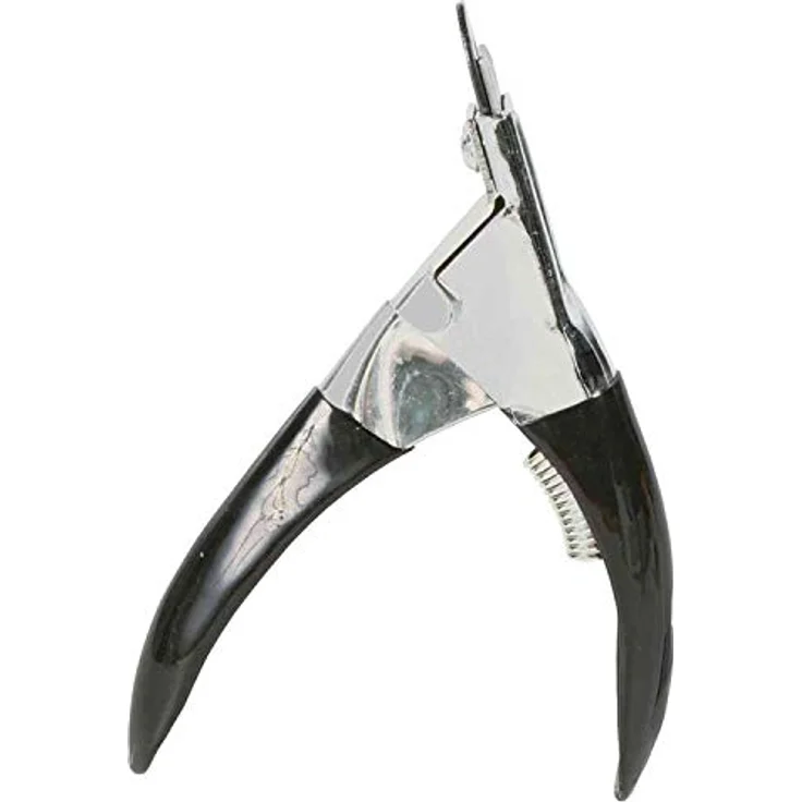 Trixie 2370 Klauenzange, 11 cm, verchromt mit gummiummanteltem Griff für Hunde, Katzen und Kleintiere – Bild 1